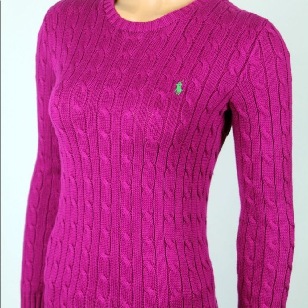 Ralph Lauren Slim Fit Cable-Knit Sweater